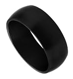 316L Stainless Steel Ring- Matte Black