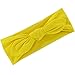 Mybigqueen 6pcs Baby Girls Cotton Turban Knot Rabbit Hairband Headwear Toddler Bow Headbands Head Wrap