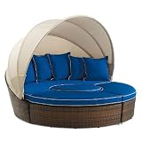 Five-piece Baleares Outdoor Lounger - Frontgate - Patio Furniture