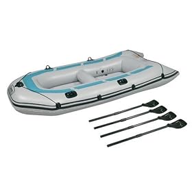 Coleman 4-Person Colossus Inflatable Boat with Oars