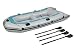 : Coleman 4-Person Colossus Inflatable Boat with Oars