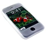 yooZoo Silicone Skin Case for Apple iPhone (1G) 8GB and 16GB, with Screen Protector - Fog White