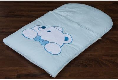 Cotton Characters Nap Mat Color: Blue Bear
