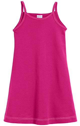City Threads Big Girls' Soft 100% Cotton Cami Summer Dress (Size 7-16)