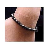 Womens Hematite Magnetic Bead Bracelet Womens Hematite Magnetic Bead Bracelet