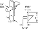 Prime-Line Products U 9147 Shelf Support Peg, 1/4 in., Plastic Construction, Clear (Pack of 12)