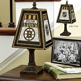 Memory Company Boston Bruins Art Glass Table Lamp