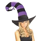 Funky Striped Witch Hat Adult (One-Size)