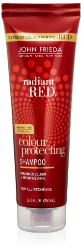 John Frieda Radiant Red Colour Protecting Shampoo, 8.45 Ounces (Pack of 3)