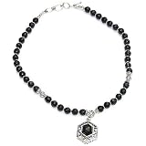 Bijoux collier en argent sterling Gem Stones 47 Cmpar ShalinIndia