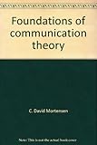 Foundations of communication theory