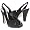 Black Solid Satin