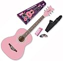 Daisy Rock Debutante Junior Miss Acoustic Bubble Gum Pink Guitar Starter Pack
