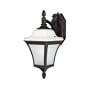 Westinghouse 64824 One-Light Outdoor Downward Wall Sconce, Oil Rubbed Bronze with Frosted Globe