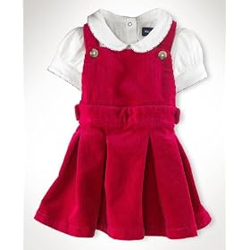 Polo Ralph Lauren Baby Girl Jumper Set, Briella Dress and Bodysuit