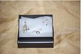 Boxed Gift Set of 3 Pewter Pin Badges-Cowboy Rodeo Running Horse Spurs