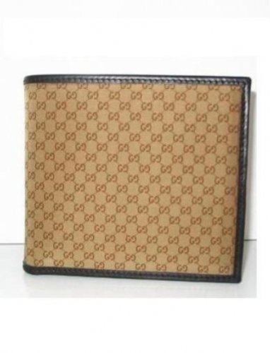 Gucci 150404 Men Wallets Brown