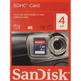 Sandisk SDSDB-4096-AW11 4 GB Class 4 Secure Digital High Capacity Flash Card