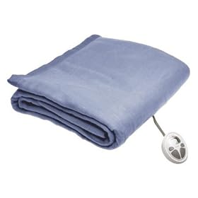Sunbeam Imperial Nights Electric Heated Warming Blanket, Preheat and Auto-Off