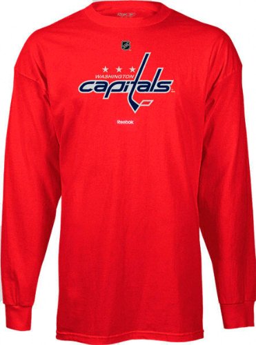Washington Capitals Youth Primary Logo Long Sleeve T-Shirt