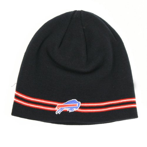 Buffalo Bills 2-Stripe Knit Beanie