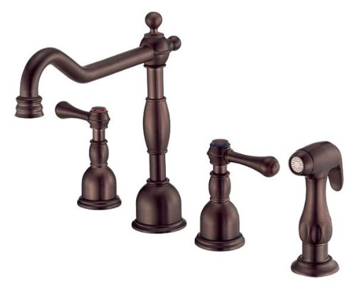 Opulence Two Handle Kitchen Rub Bronze