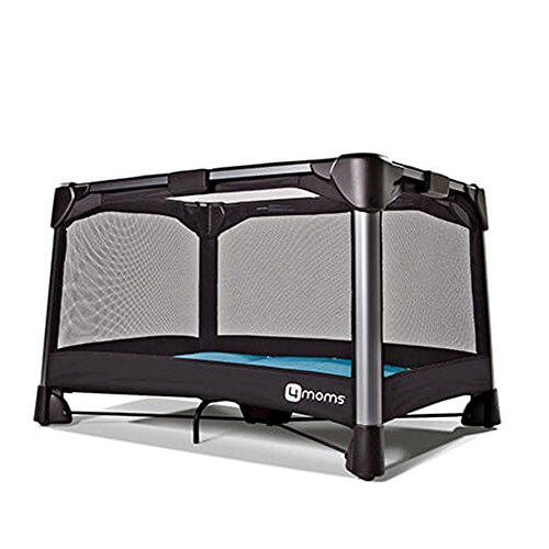 4Moms Blue Breeze Playard With Waterproof Sheet (Raspberry