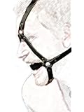 Sex Toy Torture Devices . Command your Submissive to be Quiet ! Hard Black Ball Full Head Harness Bondage Restraint . Not for Everyone. Made in USA by Manhood Academy