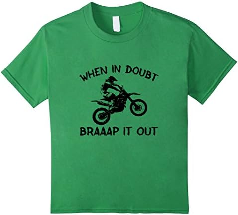 Kids Funny Motorcross Lover Quotes Gift, Motorcycle Loves T-Shirt 10 Grass