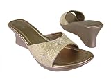 Kenneth Cole Reaction - Kenneth Cole Reaction All Clear Champagne Beaded Slides