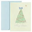 Glitter Christmas Tree Holiday Cards