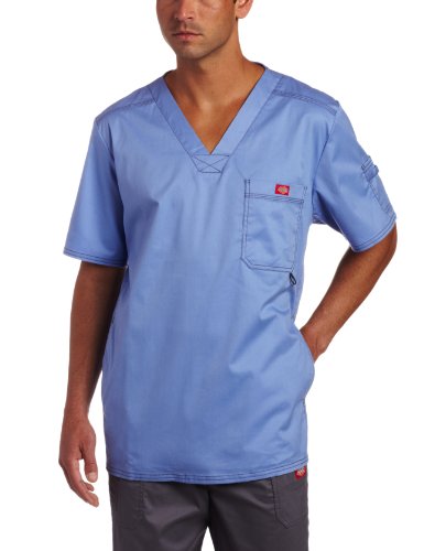 Dickies Men's Men's top,Ceil Blue,Large