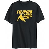 T-Shirt Mens Black  Filipino Soccer Master  Countries