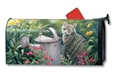 Sabrina � s Garden Tabby Cat Magnetic Mailbox Cover - B000MC83ZK