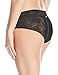 Calvin Klein Women's Bare Lace Hipster Panty, Black, Large