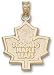 Toronto Maple Leafs Solid 14K Gold Logo 5/8'' Pendant
