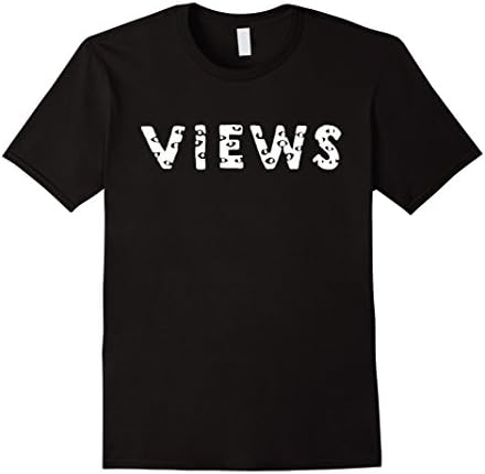 Men's Views T-shirt Medium Black