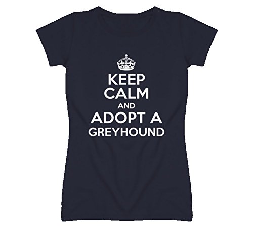 Keep Calm and Adopt Greyhound Rescue Dog T Shirt