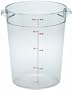 Camwear Polycarbonate Round Food Storage container, 8 Quart