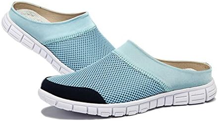 Fingdaa's Men/Women Lightweight lazy shoes Nursing Clog Mules Slipper(Blue EU38)