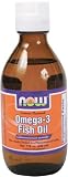 Now Foods Omega -3 Fish Oil, Lemon Flavored, 200ml, 7-Ounce