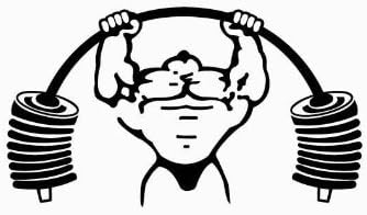 Top Selling Decals - Prices Reduced : Powerhouse Gym Muscular Man Bodybuilder Weightlifting Fitness Exercise Art Decor Size : 8 Inches X 16 Inches - Vinyl Wall Sticker - 22 Colors Available