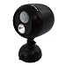 Dorcy 41-1071 180-Degree Wireless Motion Sensing LED Flood Light, 120-Lumens, Black Finish