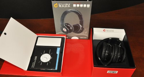  New Brand Syllable High Performance Noise Isolation Noise Cancelling Over the Ear Headphone Wireless Bluetooth Headset with Microphone 