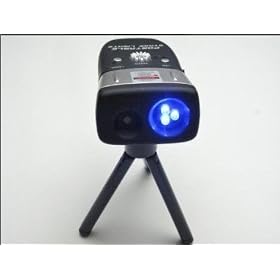 Portable Laser Stage Projector with Speed Control and Laser Matrix Strbe Light