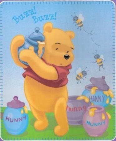 Winnie the Pooh Honey fleece blanket throw NEW