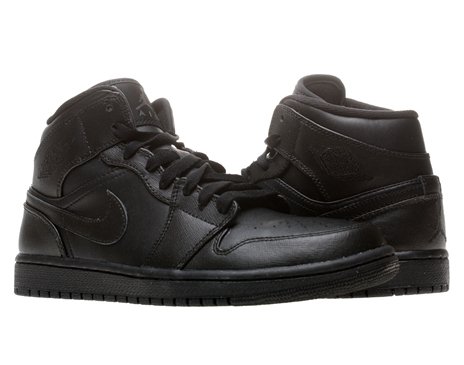 Nike Air Jordan 1 Mid Mens Basketball Shoes 554724-010