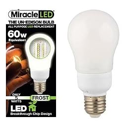 Miracle LED The Un-Edison Bulb- 60w Equivalent- Frost