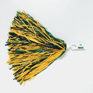 Childrens Toyshop  Sporting Goods : Green Bay Packers Green and Gold Pom Poms (Set of 2)