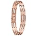Jewelry : Stainless Steel Men's Invicta Elements Rose Tone Link Bracelet
